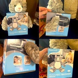 🐈NEW NIB NWT WARMING HEATED FUZZY PLUSH KITTY CAT VIBRATING MASSAGE RELAXER TOY